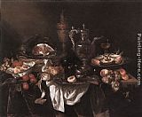 Abraham van Beyeren Banquet Still-Life painting